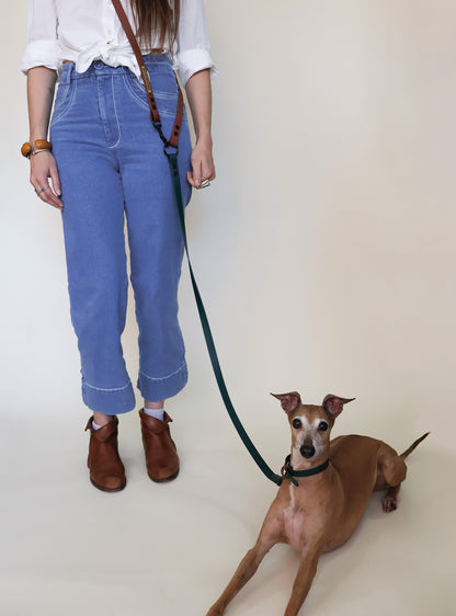 Hands-Free Acqua Leather Leash