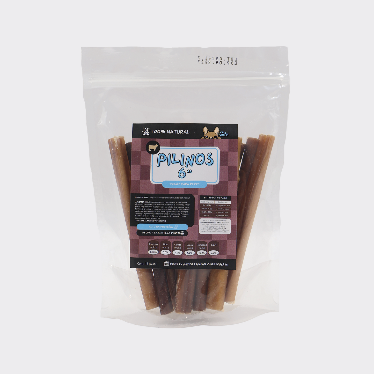 Bully stick 6 pulgadas