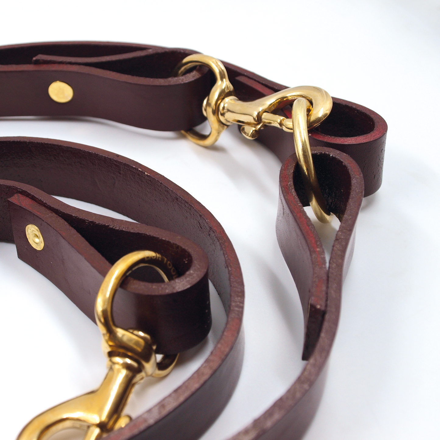 Hands-Free Wine Leather Leash